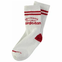 Maison Mangostan Chaussettes The Acrobats | Blanc Hot