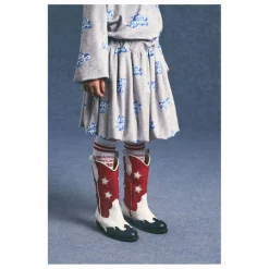 Maison Mangostan Chaussettes The Acrobats | Blanc Hot