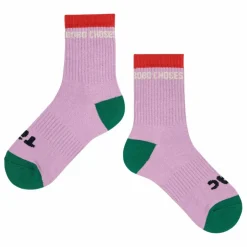 Enfant Bobo Choses Chaussettes Tic Coton Bio | Lilas