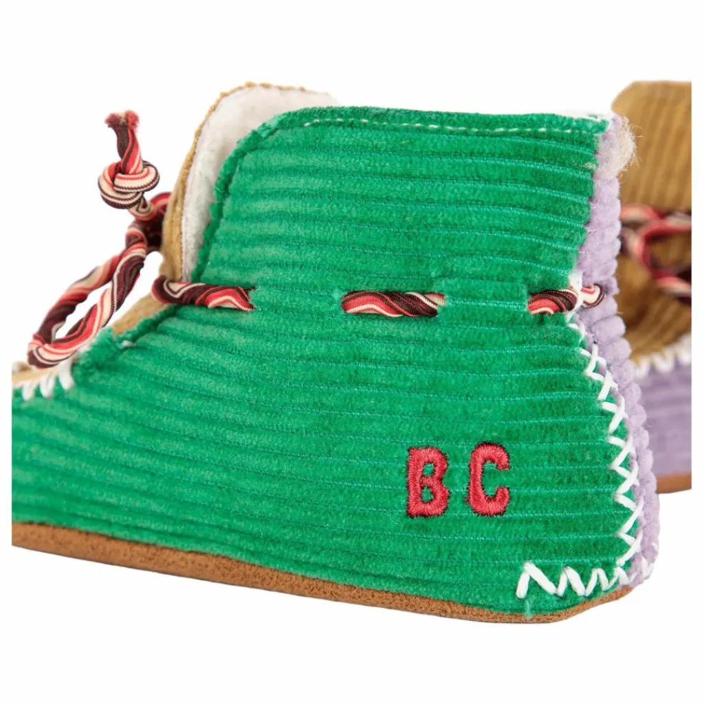 Bobo Choses Chaussons|Chaussons Colorblock Velours Côtelé |