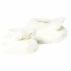 Outlet Bonpoint Chaussons Eco Fur Lapins | Ecru