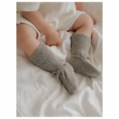 Main Sauvage Chaussons en alpaga | Gris Outlet