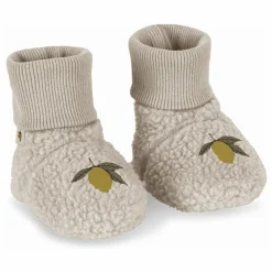 Sale Konges Sløjd Chaussons Façon Sherpa Safa Citron | Beige