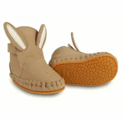 Donsje Chaussons Fourrés Lapin Kapi | Gris taupe New