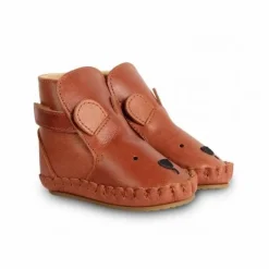 Donsje Chaussons Fourrés Ours Kapi | Cognac