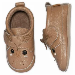 Melton Chaussons Hiboux Cuir |