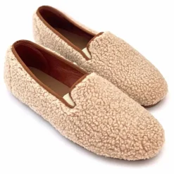 Hermosilla Chaussons Mégève Cocoon - Collection Femme | Crème Hot