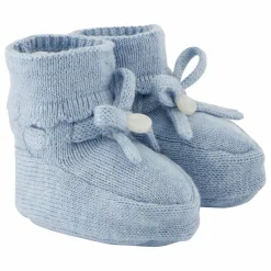 Tartine et Chocolat Chaussons Nœuds Chinés | Bleu Sale