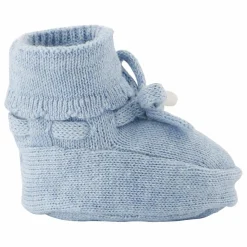 Tartine et Chocolat Chaussons Nœuds Chinés | Bleu Sale