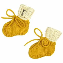 Online Bayiri Chaussons Starfish Coton Bio | Jaune moutarde