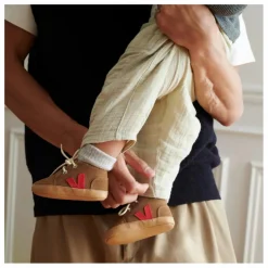 Veja Chaussons Suède | Rouge Discount