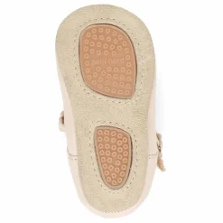 New Petit Nord Chaussons T-Bar | Crème