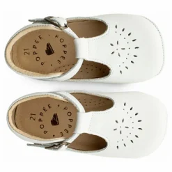 Poppée Chaussons T-Bar Minimilton | Blanc Online