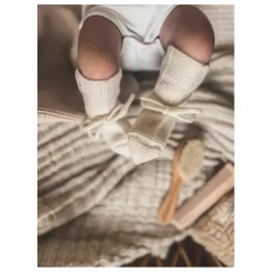 My Little Freckle Chaussons Tricot Coton Bio | Ivoire
