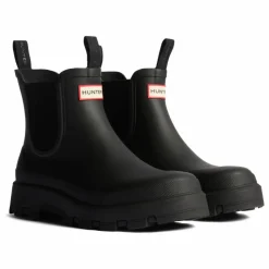 Hunter Chelsea Boots Elastiquées Caoutchouc | Noir