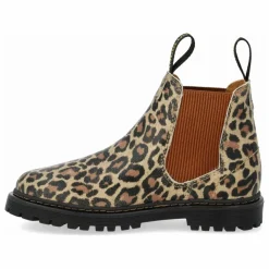 Clearance Angulus Chelsea Boots Logo Straps | Taupe