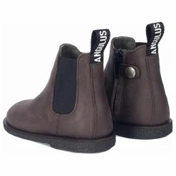 Angulus Chelsea Boots Straps Zip | Marron Hot