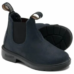 Online Blundstone Chelsea Boots Suede Waxé | Bleu marine