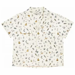 the new society Chemise All The Things Coton Bio | Blanc Discount