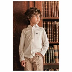 Tartine et Chocolat Chemise Brodée | Nacre