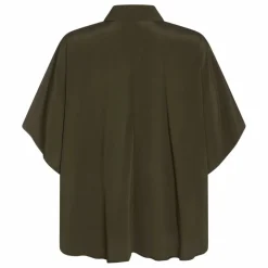 Momoni Chemise Brooklin Métallisée | Vert foncé