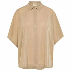 Momoni Chemise Brooklyn Métallisée | Doré Hot