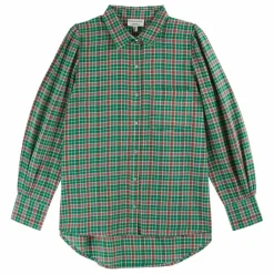 Discount Emile et Ida Chemise Clarance Tartan | Vert