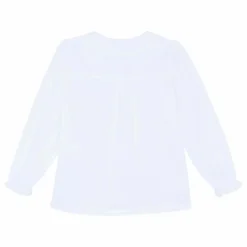 Tartine et Chocolat Chemise Col Claudine | Blanc Discount