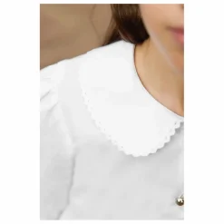 Tartine et Chocolat Chemise Col Claudine | Blanc Discount