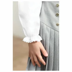 Tartine et Chocolat Chemise Col Claudine | Blanc Discount