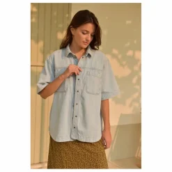 Marlot Paris Chemise Colette Denim - Collection Femme | Bleu Clair Best