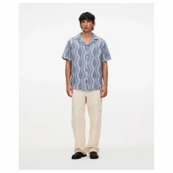 Homme OAS Chemise Como Cuba Waffle |