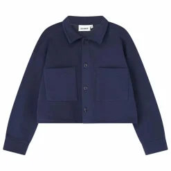 Discount Cos I Said So Chemise Crop Top Coton Bio | Bleu marine