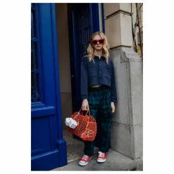 Discount Cos I Said So Chemise Crop Top Coton Bio | Bleu marine