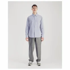 Homme Parages Chemise Daily Rayée Popeline de Coton |