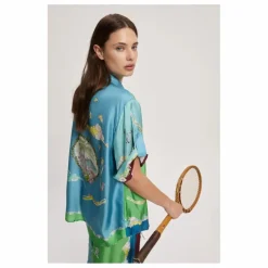 Alémais Chemise Daria Soie | Bleu