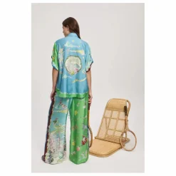 Alémais Chemise Daria Soie | Bleu