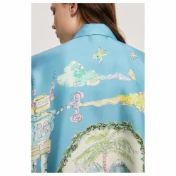 Alémais Chemise Daria Soie | Bleu