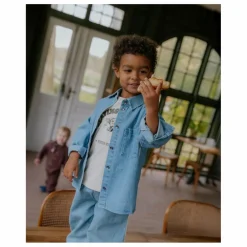 Fliink Chemise Denim Donny | Bleu Clair Sale