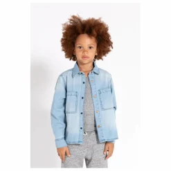 Discount Finger in the nose Chemise Enara | Denim bleached