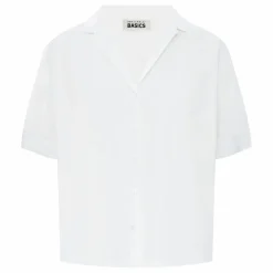 Femme SMALLABLE BASICS Chemise Femme à Manches Courtes en Popeline Organique |