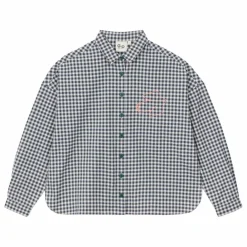 Online a.p Chemise Gastonette Vichy Coton Bio | Vert