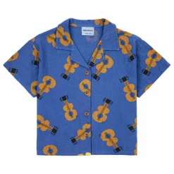 Bobo Choses Chemise Guitares | Bleu Hot