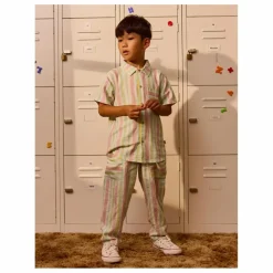 Goldie + Ace Chemise Holiday Lin | Vert amande Hot