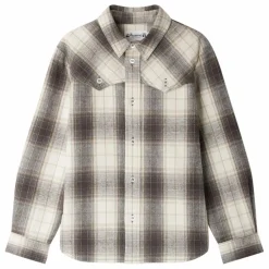 New Bonpoint Chemise Jared Coton Emerise | Gris