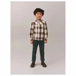 New Bonpoint Chemise Jared Coton Emerise | Gris