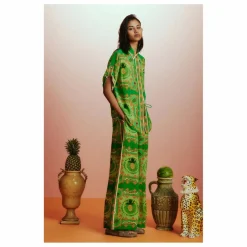 Sale Alémais Chemise La Musica Soie | Vert