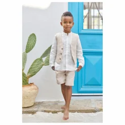 Tartine et Chocolat Chemise Lin | Blanc Clearance