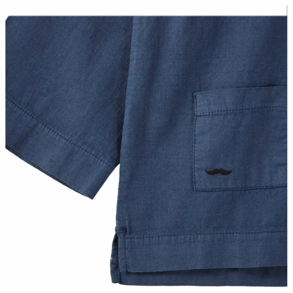 Emile et Ida Chemise Lin | Bleu marine Hot