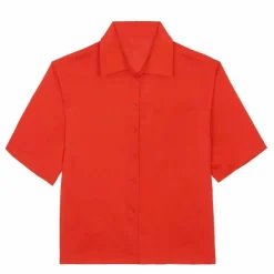 Femme Vanessa Sposi Chemise Manches Courtes Lin |